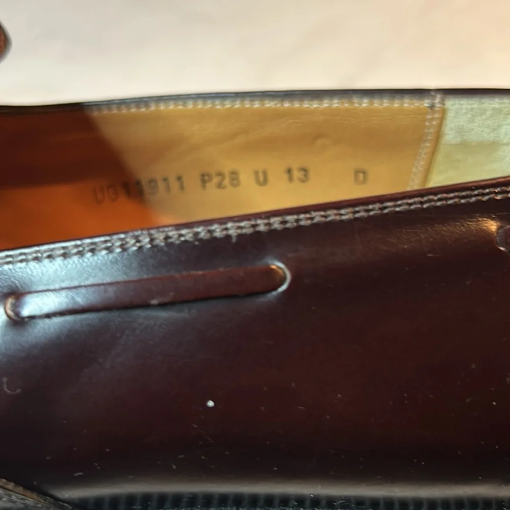 Salvatore Ferragamo Brown Leather Loafers Size 13 - Picture 7 of 11